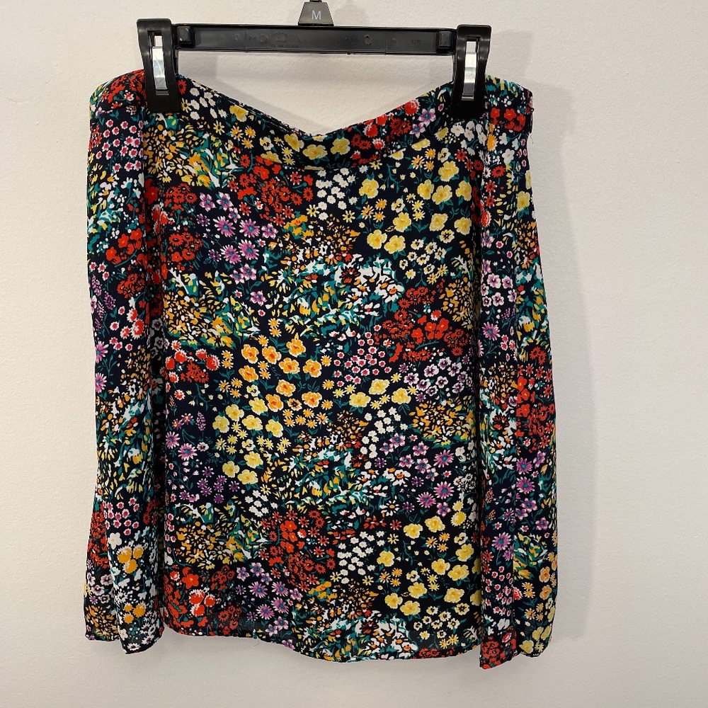 Floral Mini Skirt